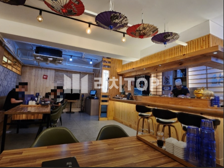 경남 창원시 성산구 대방동 \u2605 대동아파트 뒤 대로변 스시집 인테리어 다 된 무권리 점포 \u2605 월세 매물번호 12253 사진 1