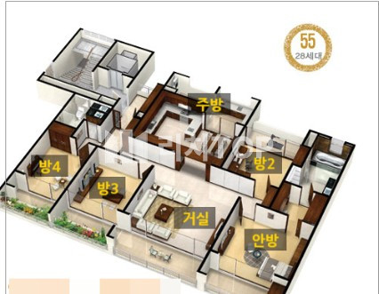 경남 창원시 의창구 서상동 \u2714\ufe0f 중동 대동 다숲 55타입 대형 평수 고층 최저가 전세 매물 / 매매도 가능 전세 매물번호 13390 사진 14