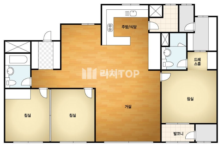 인천 서해구 청라동 청라동 / 에일린의뜰 / 전면동 / 판상형 / 남서향 / 공실 입주협의 매매 매물번호 10327 사진 1