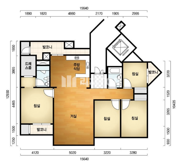 인천 서해구 청라동 155-17 343동 청라 힐스테이트커낼뷰 아파트 방4,화2 남동향, 시세대비 저렴한 집 매매 매매 매물번호 10083 사진 2