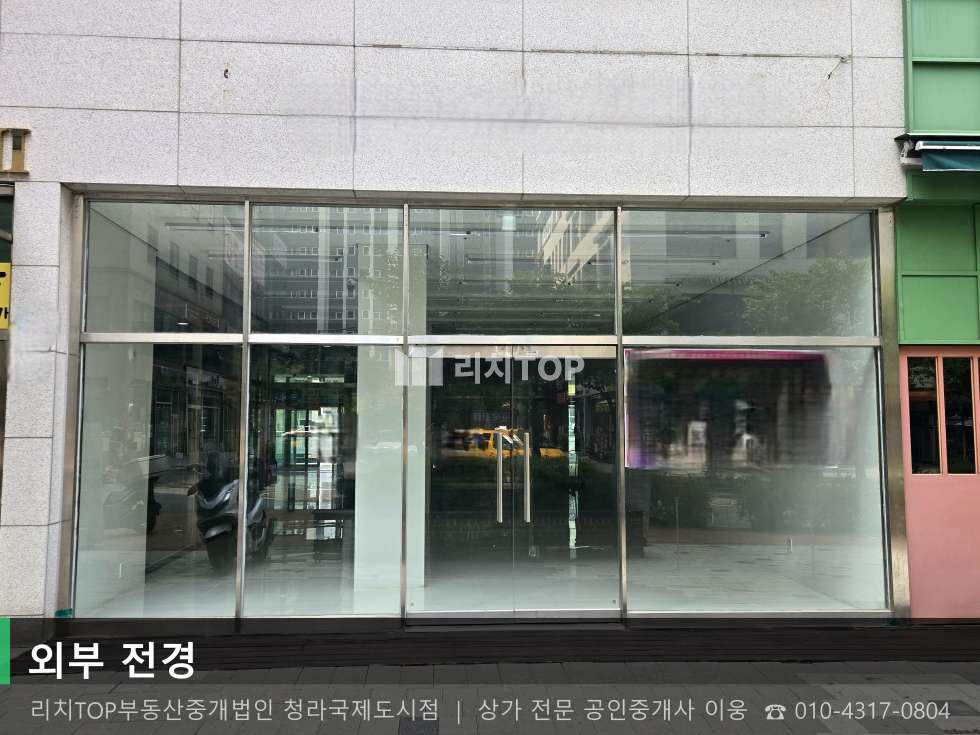 인천 서해구 청라동 157-16 (반안프라자 2차) [청라동 1층 21평] 무권리 출입구 옆 남향 상가 월세 매물번호 10713 사진 1
