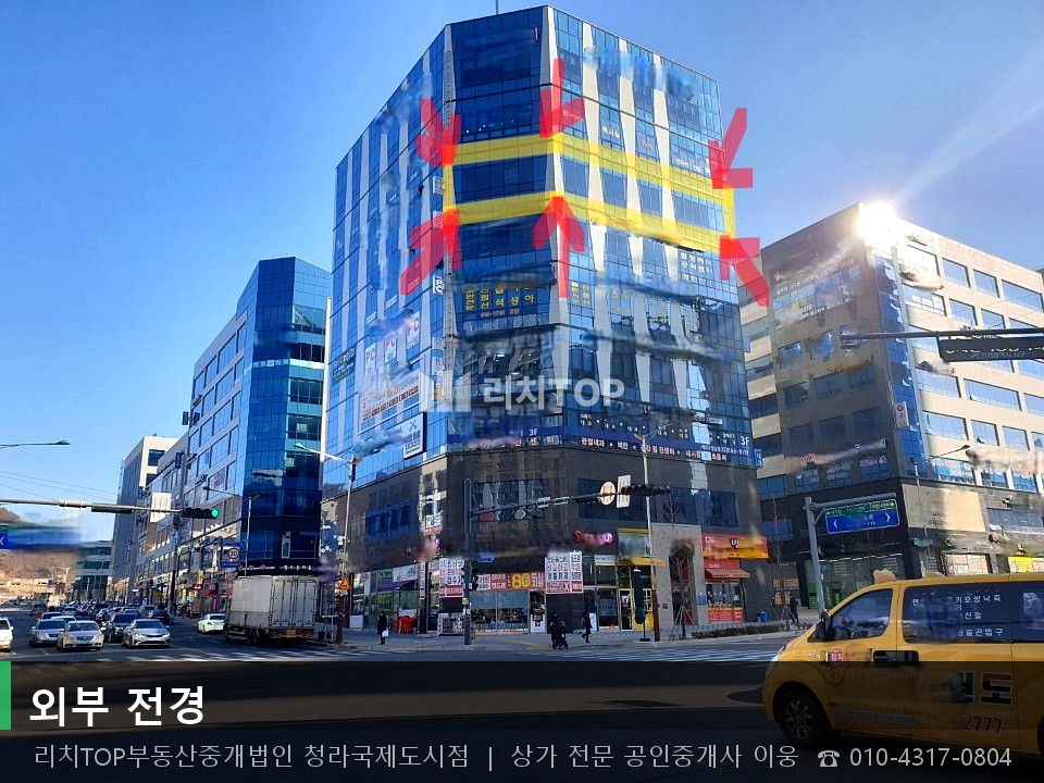 인천 서해구 가정동 619-1 (한일골드타워) 가정동 45평 7층 사거리 코너 노출 최상 무권리 상가 월세 매물번호 10790 사진 2