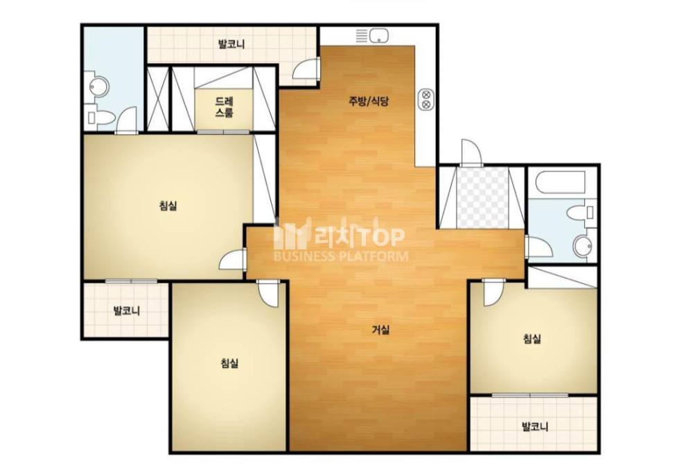 경남 창원시 의창구 북면 123-1 창원 무동 휴먼빌1단지 아파트 매매 매매 매물번호 11068 사진 3