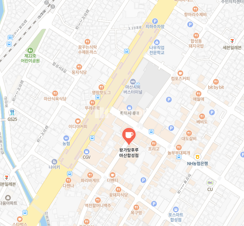 경남 창원시 마산회원구 합성동 합성동 메인상권 (현 왕가탕후루 영업중) 월세 매물번호 11069 사진 1