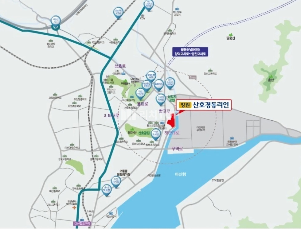 경남 창원시 마산합포구 산호동 645 개방감 좋은 뻥뷰 회사보유분 인테리어비용 지급 매매 매물번호 12004 사진 2
